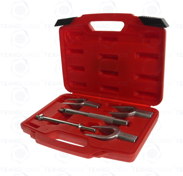 JTC-JW0258 НАБОР ДЛЯ ДЕМОНТАЖА ШАРОВЫХ ОПОР (ВИЛКА) 5 ПРЕДМЕТОВ